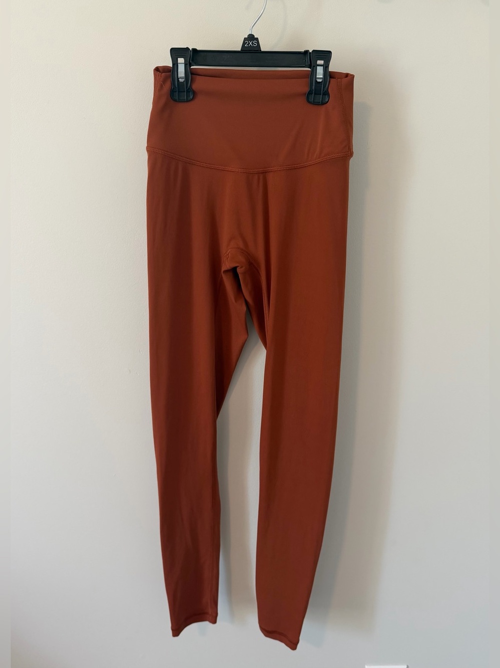 Paragon Sculptseam Leggings Rust Orange Brown Size Small